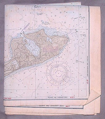 Randall Rosenthal - Hand Carved Montauk Chart