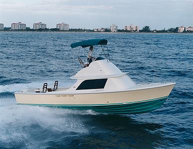 Jim Bailey's "Buddy Boy" 1973/2004 Custom Flybridge Cruiser