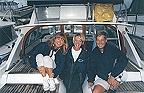 Before the Oar Bar - Carol, Holly, & Dug