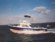 1972 Bertram 31 owned by Don Cather at Coltons Point, MD