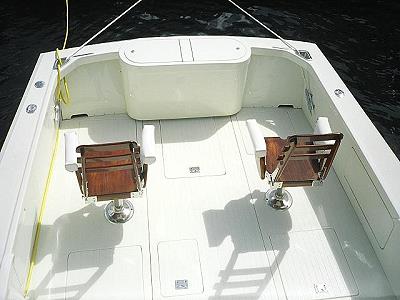 The livewell installed on "Buddy Boy"