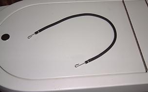 Removable heavy wall surgical tubing tensioning