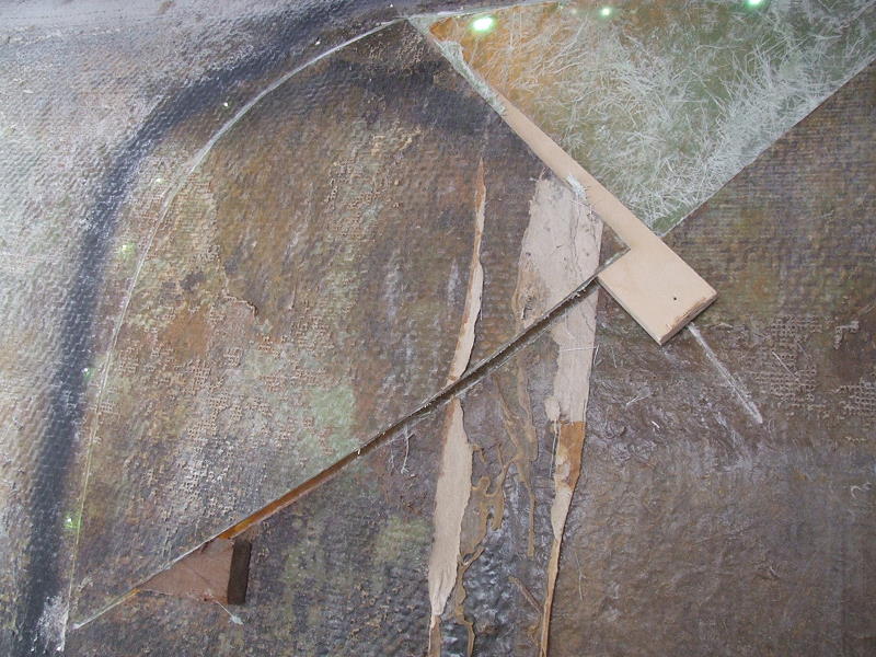 Hull Repair -- Working from the inside