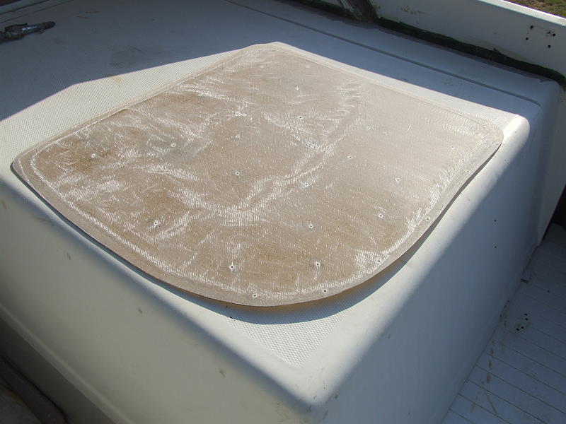 Hull Repair -- Working from the inside