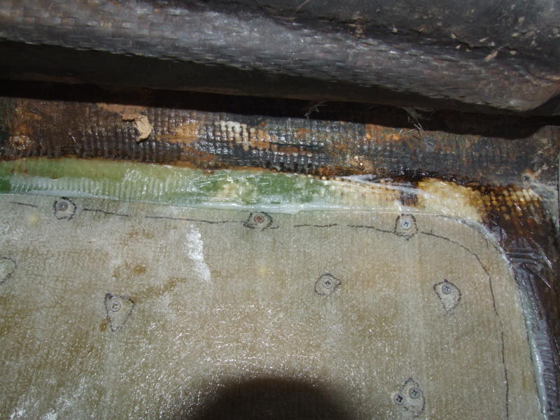 Hull Repair -- Working from the inside